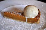 Guildford Arms Greenwich Treacle Tart with Orange Buttermilk Ice Cream