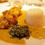 Cinnamon Kitchen Holi - King Prawns in Cocnut Malai Curry, Ghee Rice