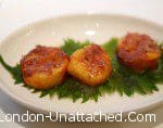 bombay brasserie - scallops