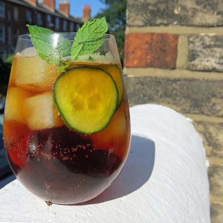 Pimms Spritz in Glass