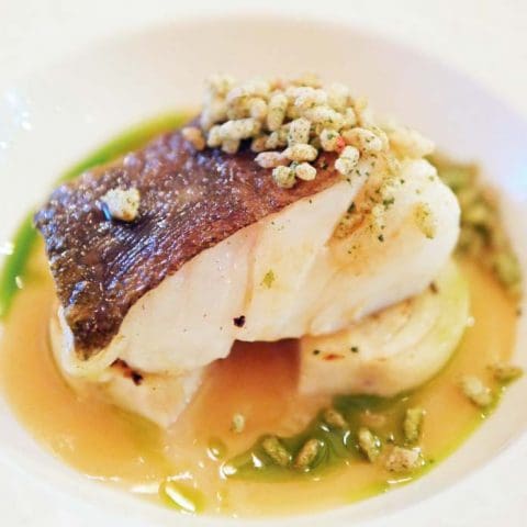 Brixham Cod at Twist Restaurant Marylebone
