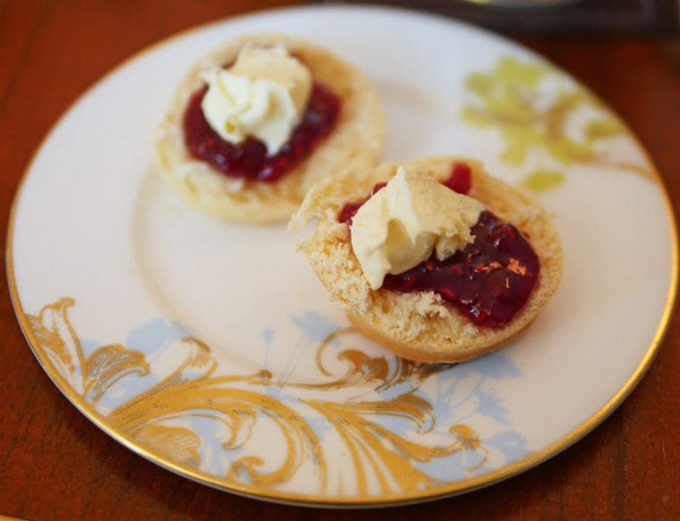 Scones and Cream with jam