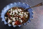 Lentil, Aubergine and Feta Stew