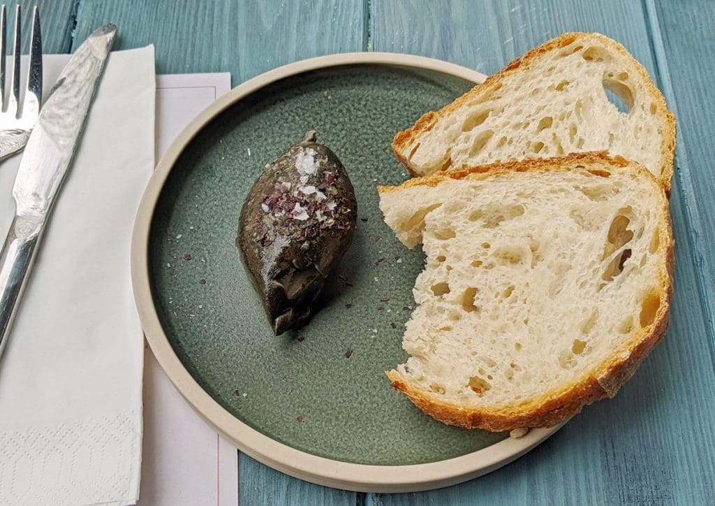 Shellfish butter and sourdough six by Nico