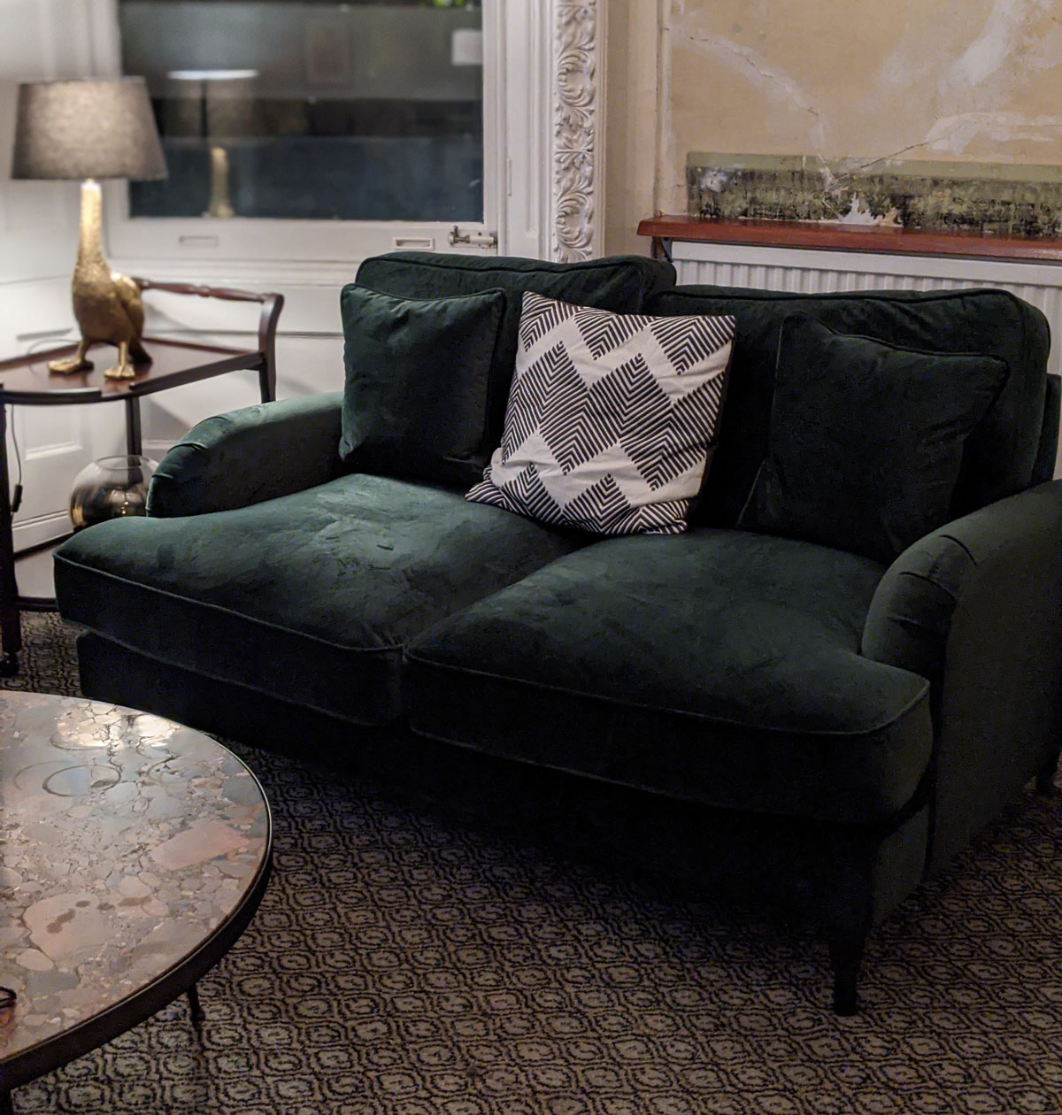 Comfy seating Columbia Hotel