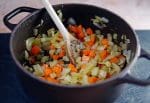 vegetable soffrito for lentils