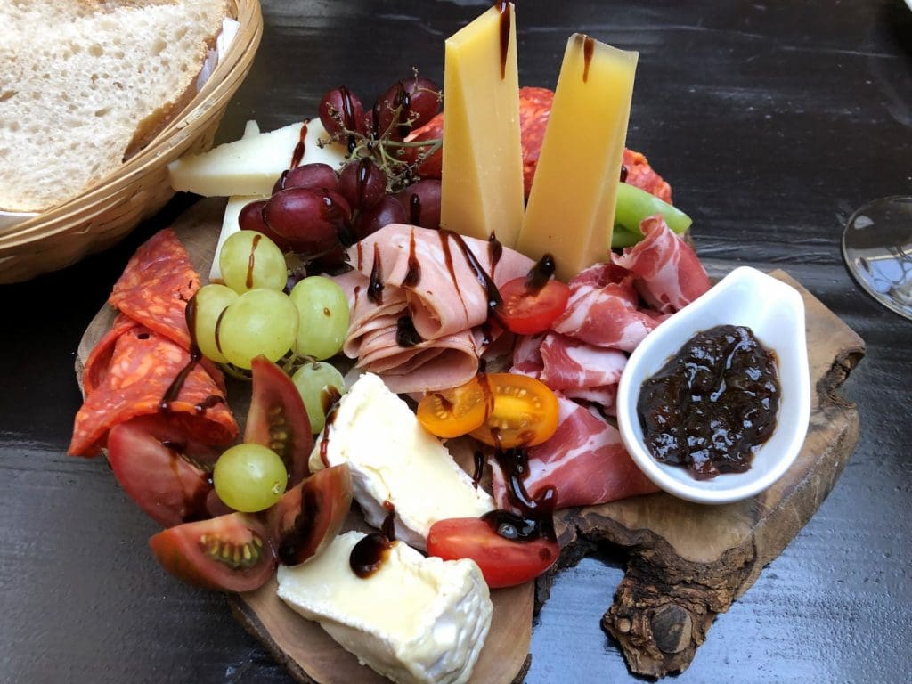Amelie's Wine House sharing platter