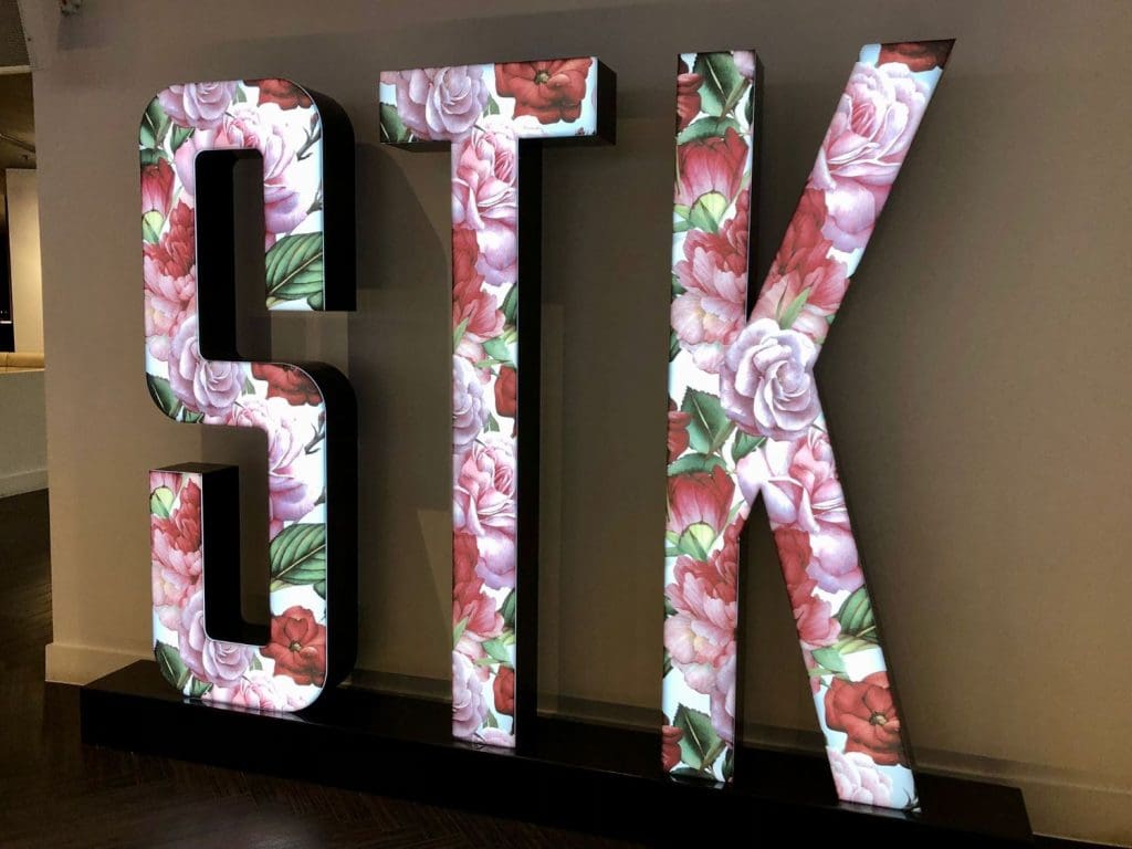 Stk Sign In STK Steakhouse, London Westminster - Review