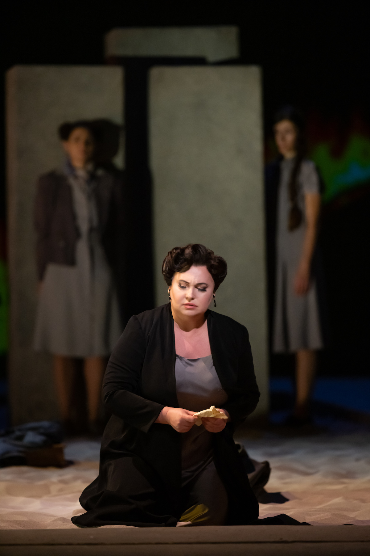 NABUCCO_ Dress Rehearsal, ROH Covent Garden, 17th December 2021,Conducted by Daniel Oren,Cast, Nabucco; Amartuvshin Enkhbat, Abigaille; Liudmyla Monastyrska, Zaccaria; Alexander Vinogradov, Fenena; Vasilisa Berzhanskaya, Ismaele;