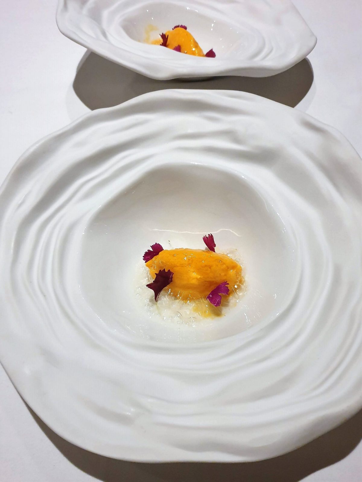 Rai pumpkin, umeshu and coconut icecream
