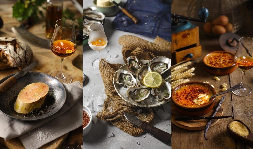 Cognac Glasses and Food