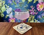 The Lilac Margarita, Made With The Butterfly Cannon Blue Tequila
