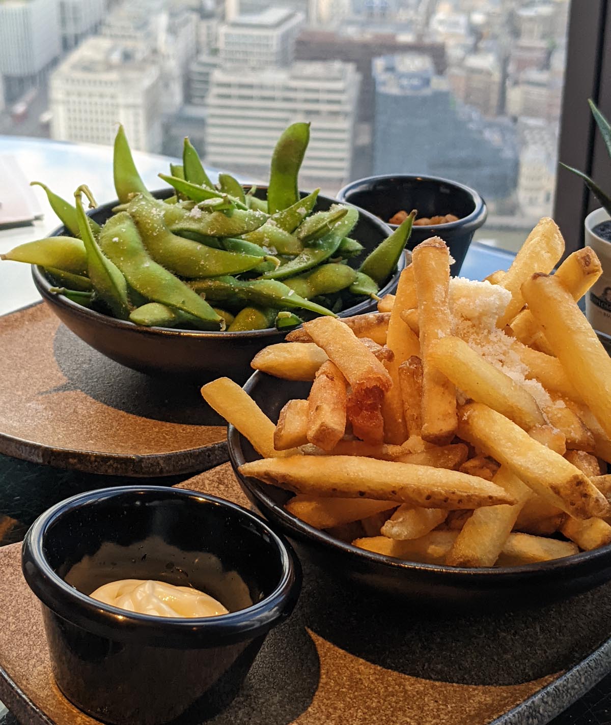 Chips and Edamame