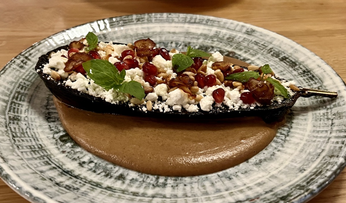 Tamarind Glazed Aubergine at Penny Squares