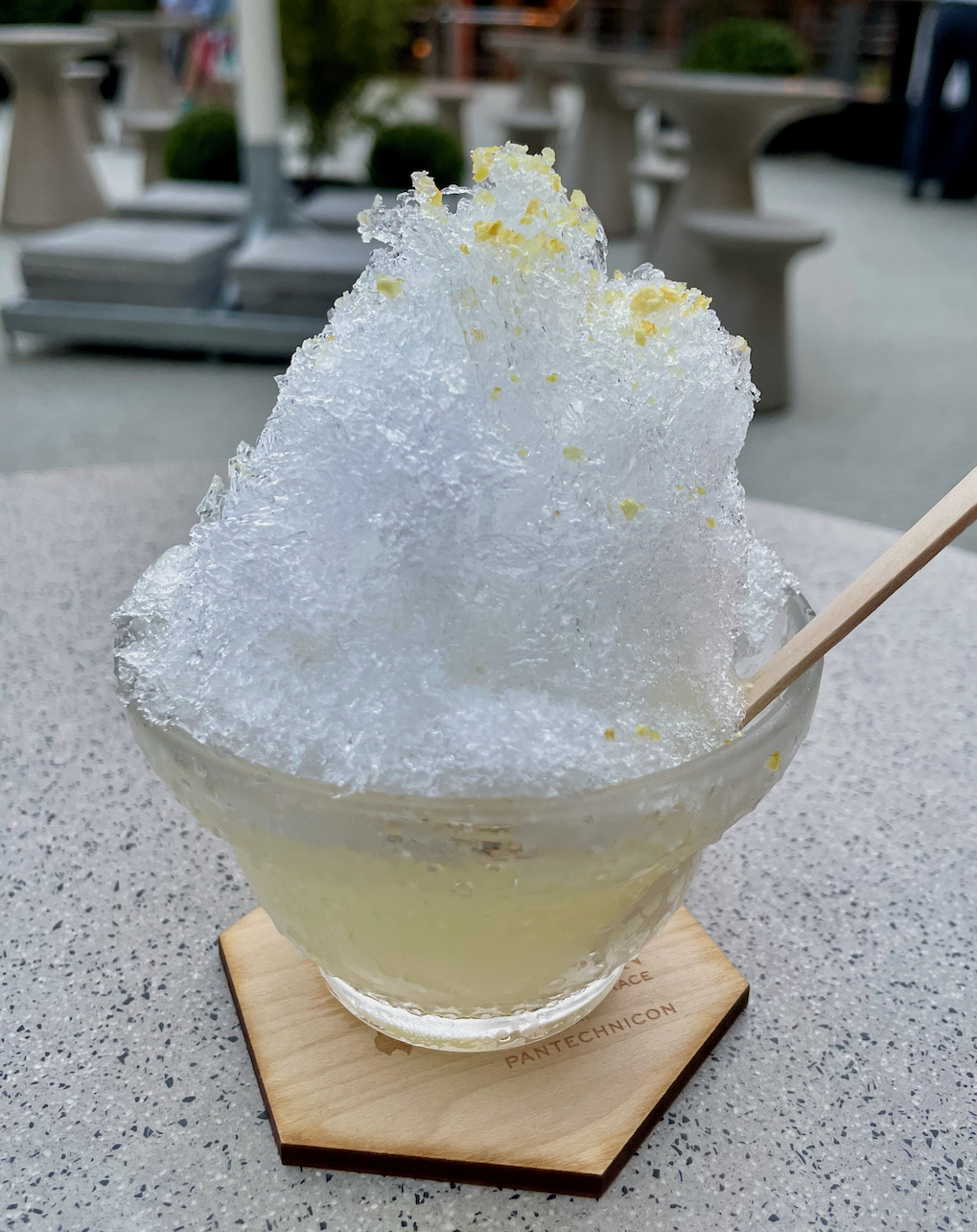 Roku gin kakigori salted yuzu