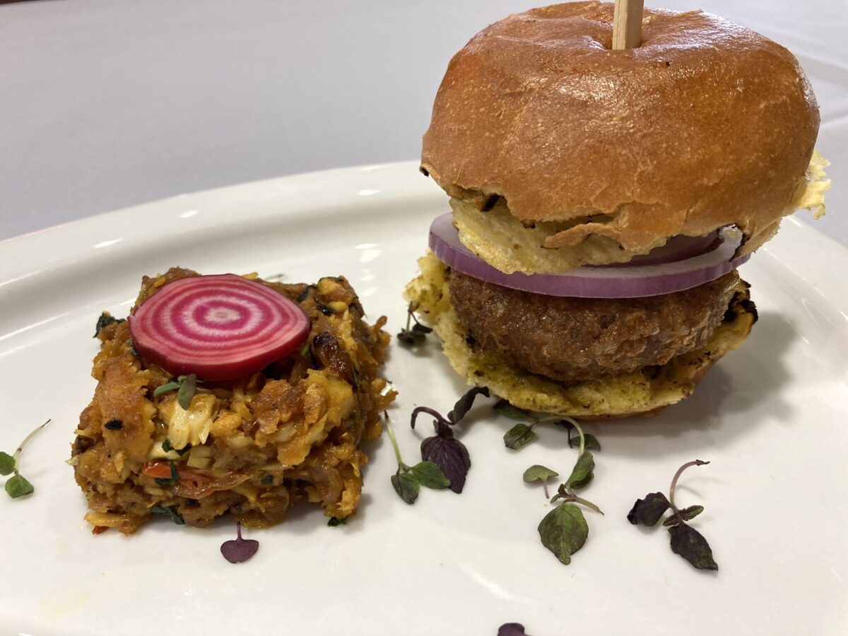 fish taka tak and shammi bun kebab at Lahori