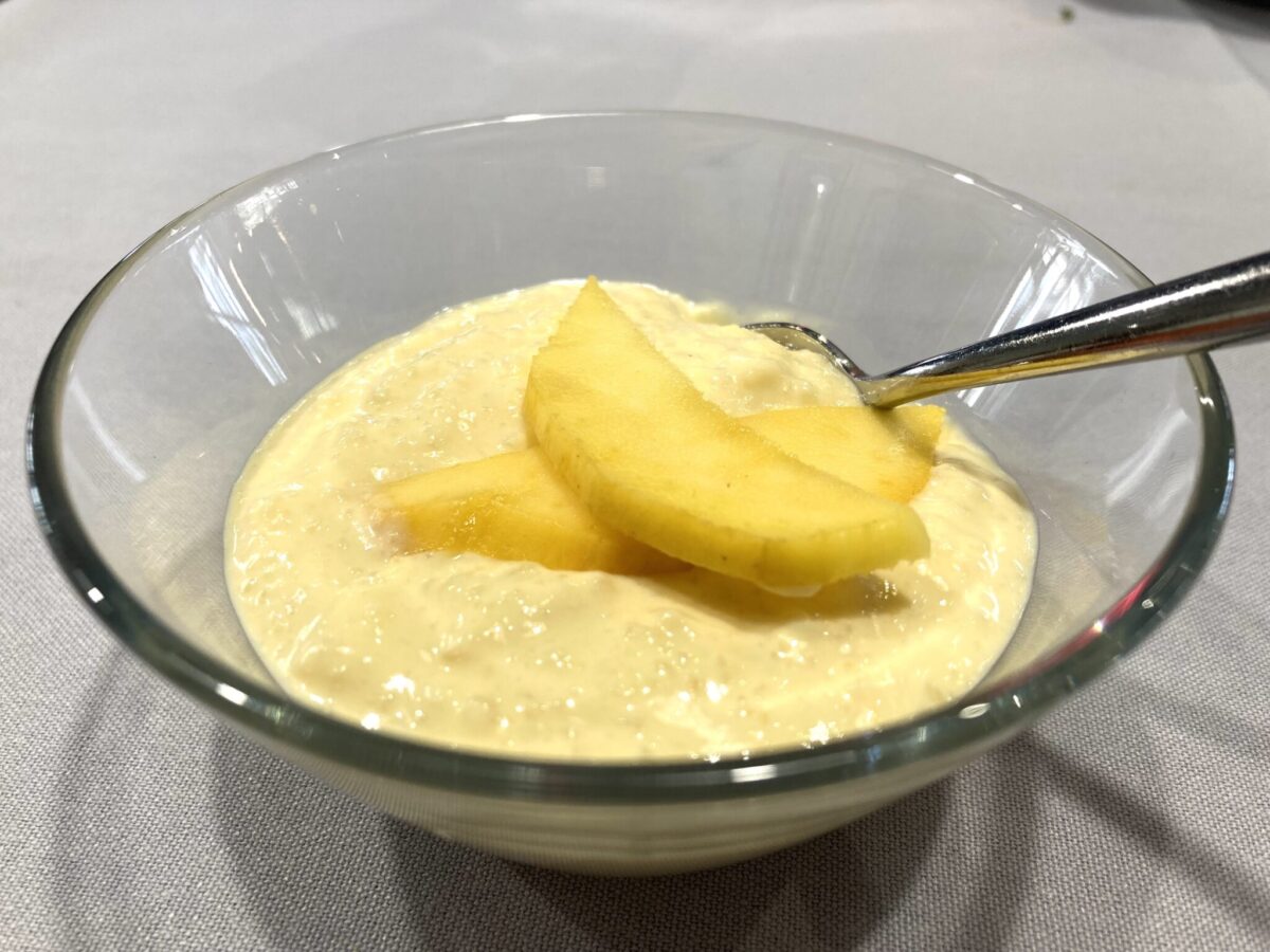 mango rice kheer pakistani food trail dessert at Lahori