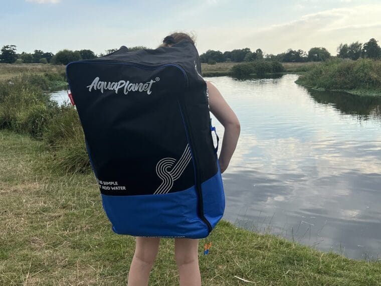 Aquaplanet inflatable 1 person kayak bag