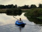 Kayaking with the Aquaplanet kayak on the Wey Navigation