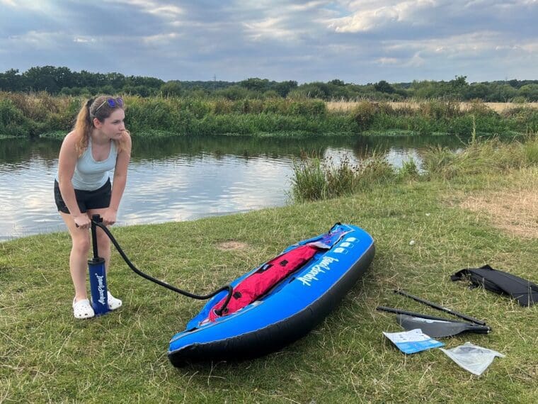 Pumping up the Aquaplanet kayak