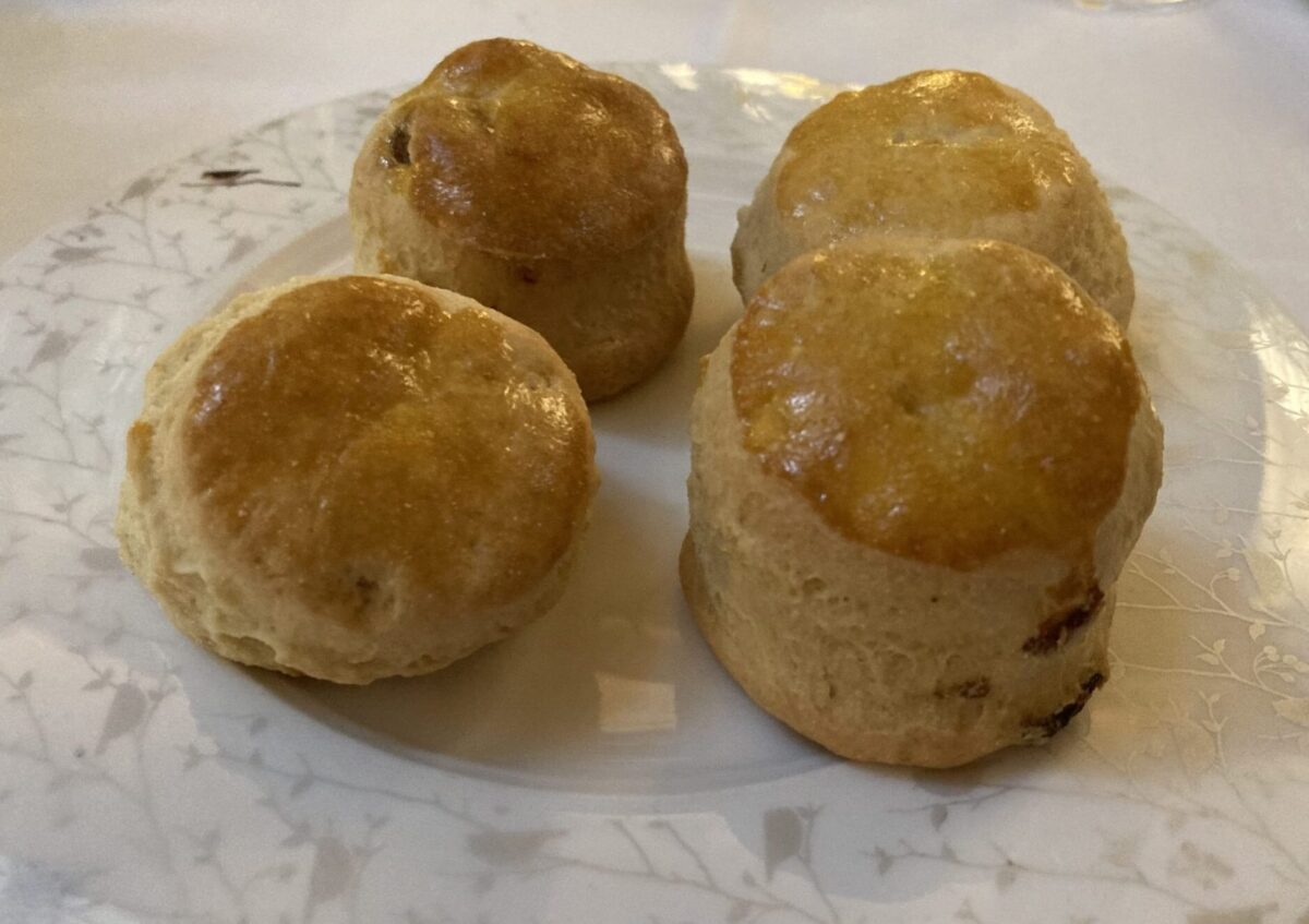 Saicho afternoon tea scones
