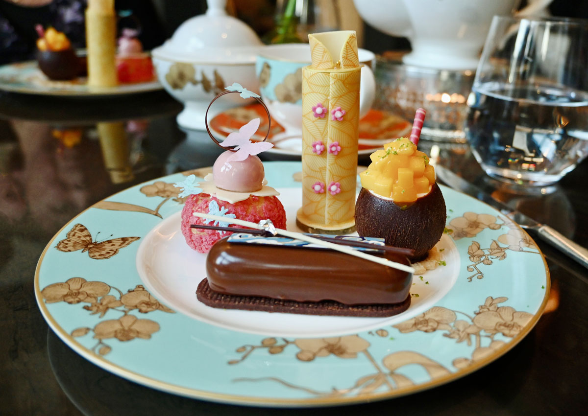 Pastries Orchid Lounge afternoon tea