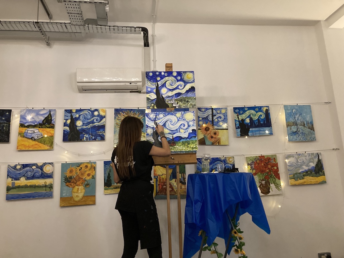PopUp painting instructor
