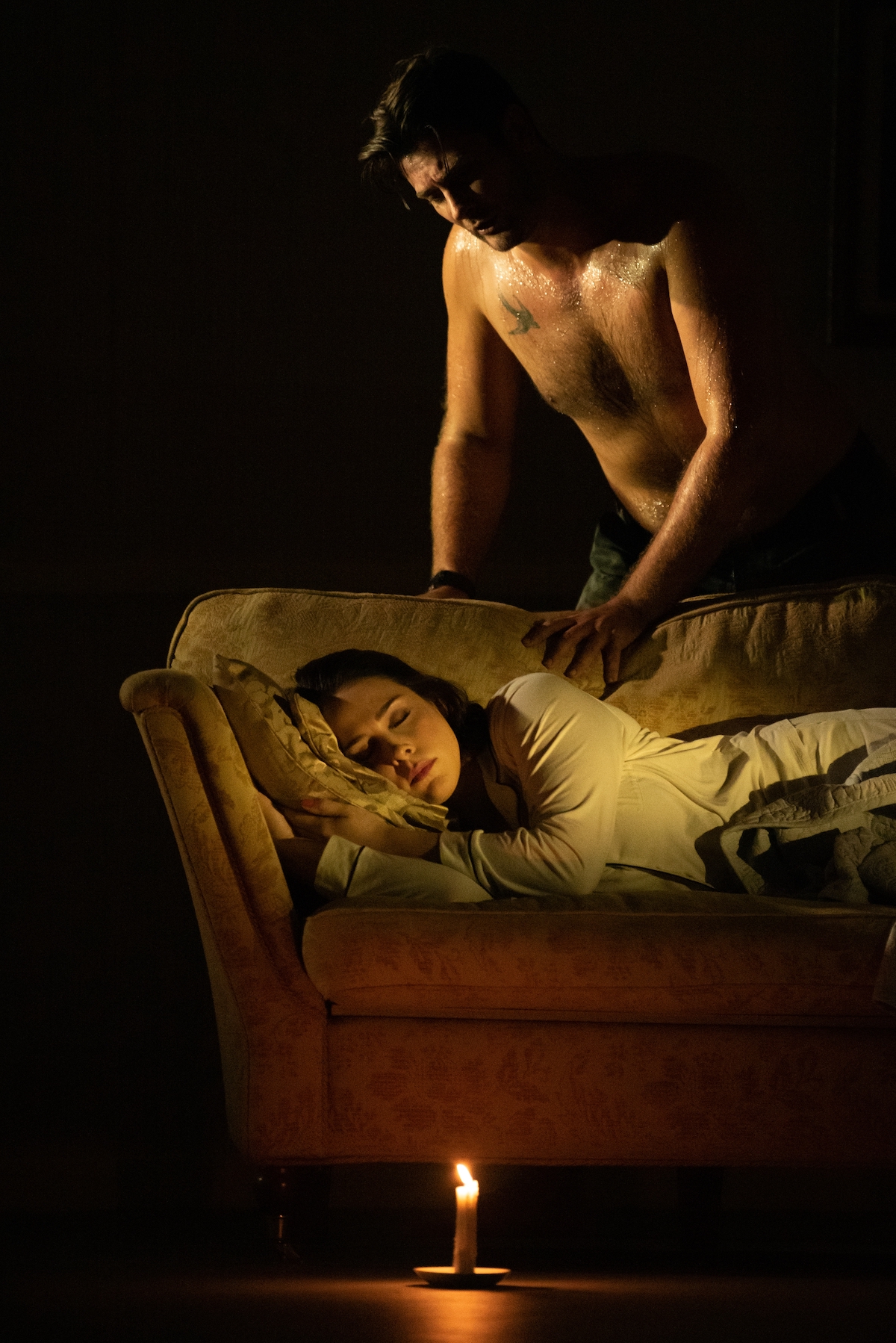 Anne Marie Stanley (Lucretia) Jolyon Loy (Tarquinius) BPA_ROH Lucretia &copy; Camilla Greenwell 2022_1645-1