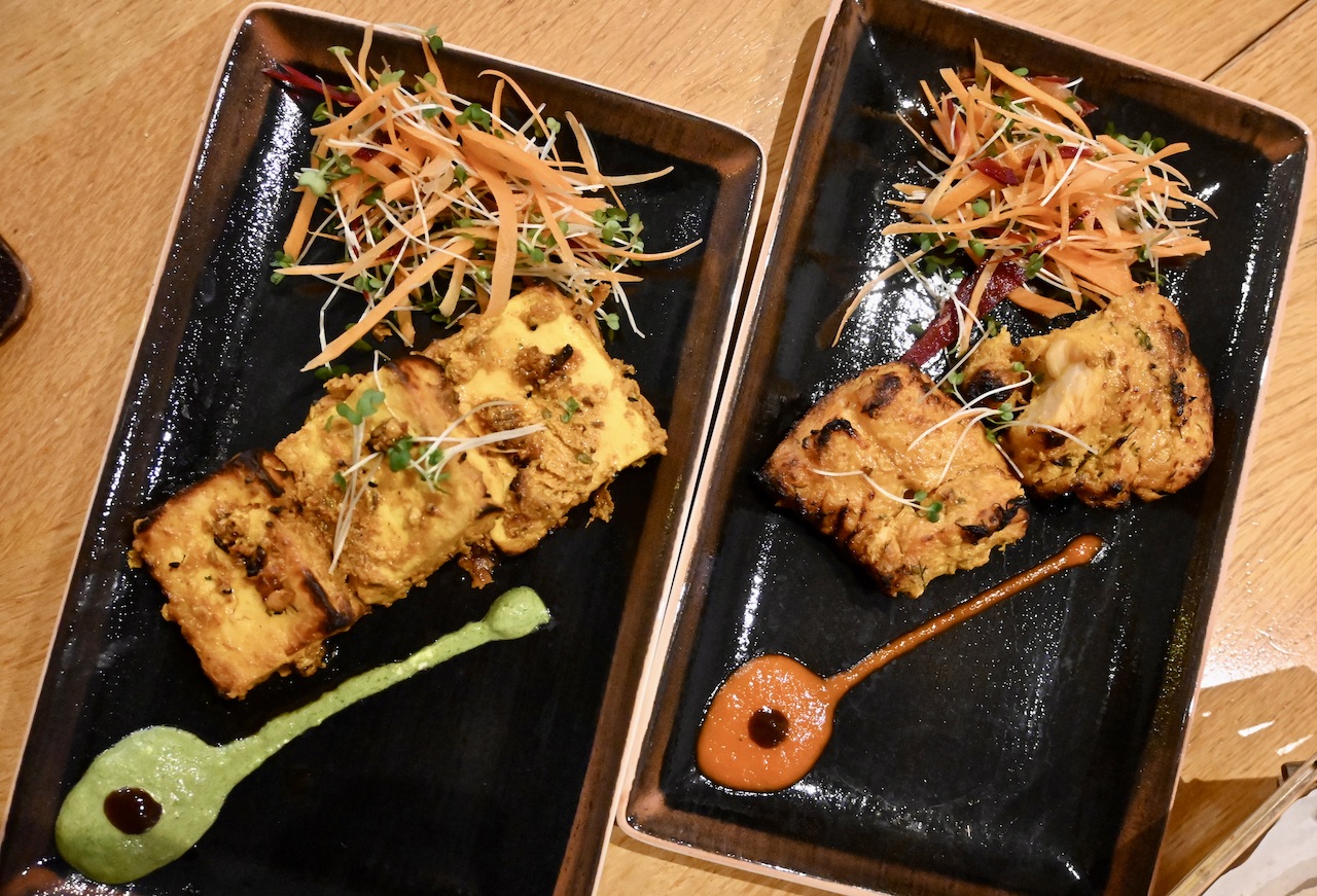 Paneer Salmon Tikka Mango Indian