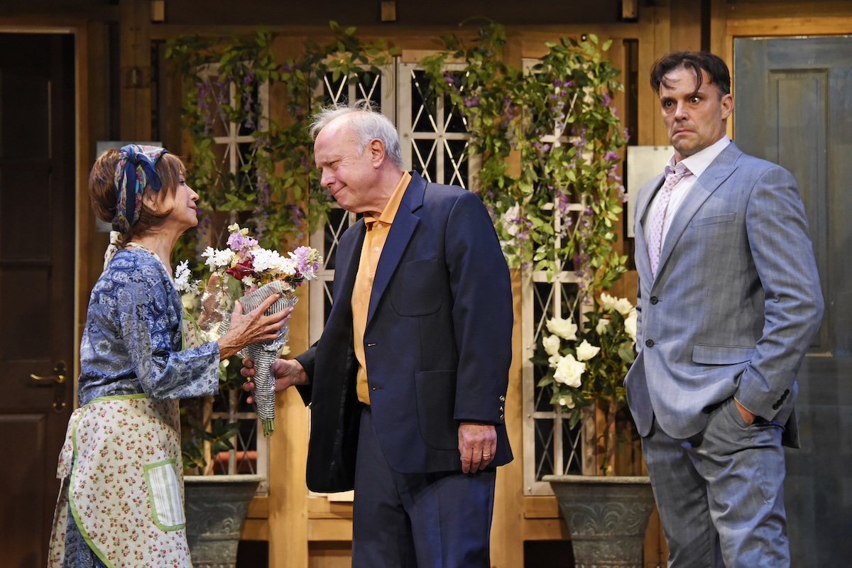 Noises Off Cast - Felicity Kendal, Jonathan Coy, Joseph Milson