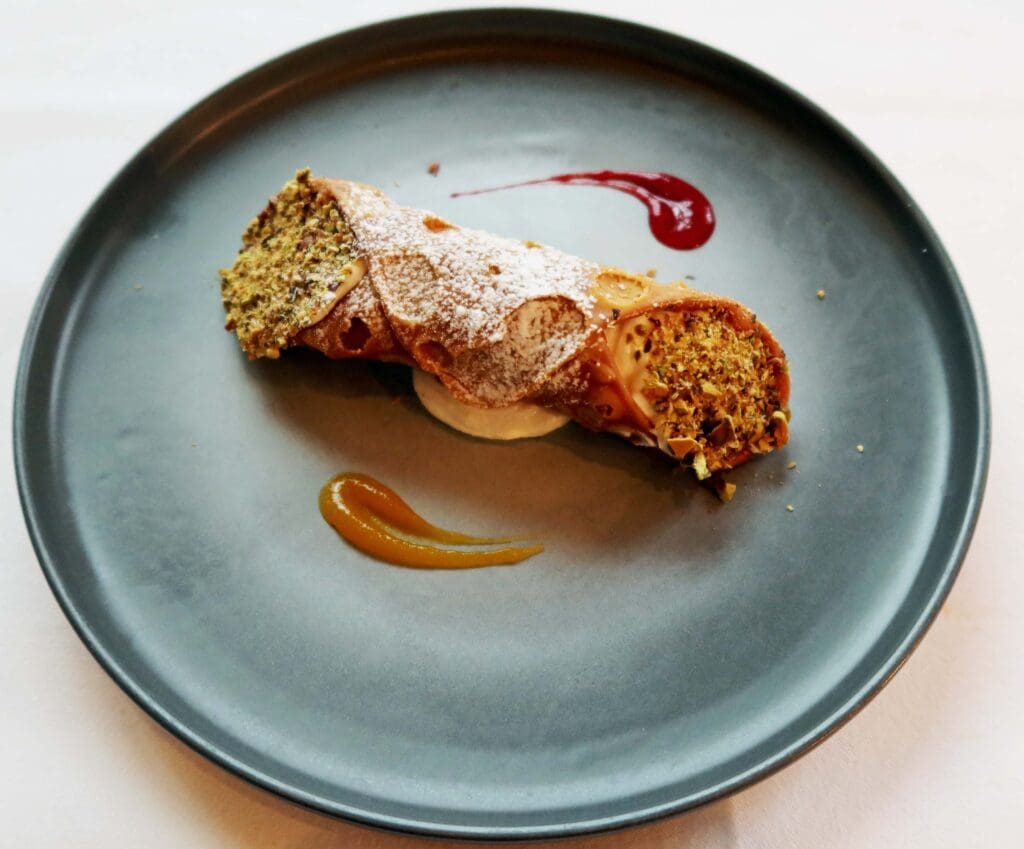 Cannolli at Sparrow Italia Mayfair