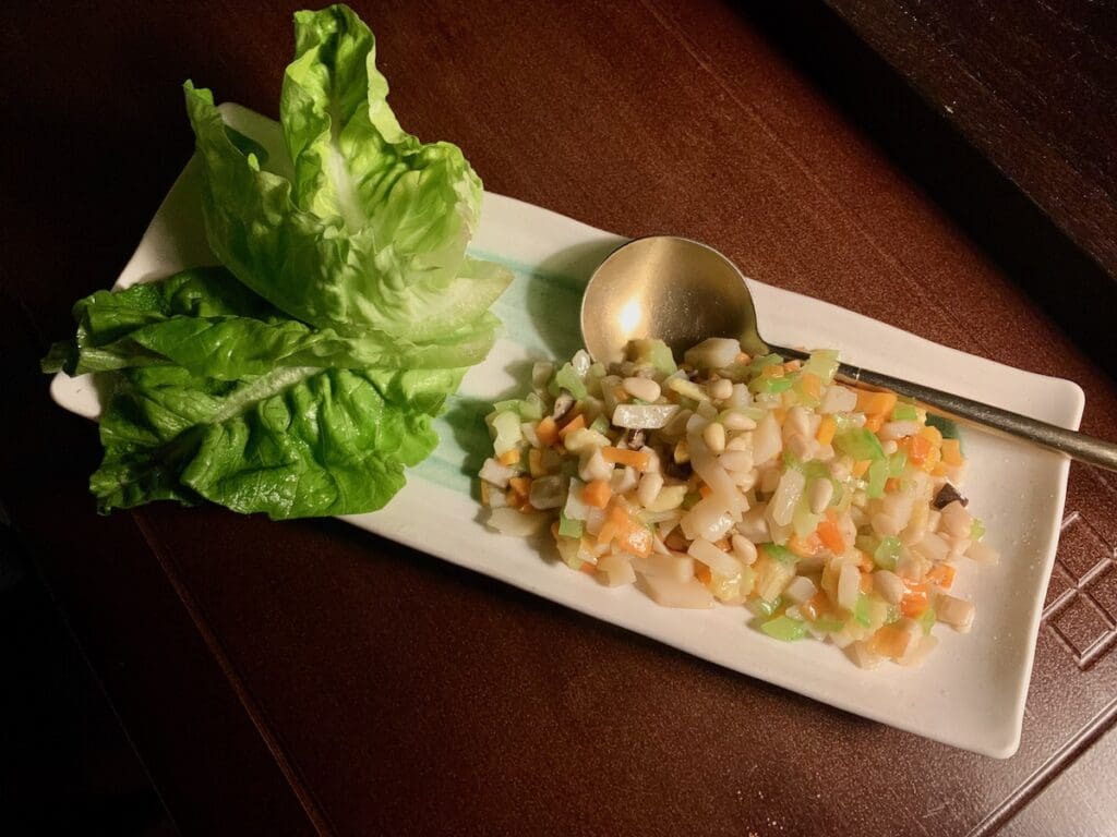 JM Oriental lettuce wrap
