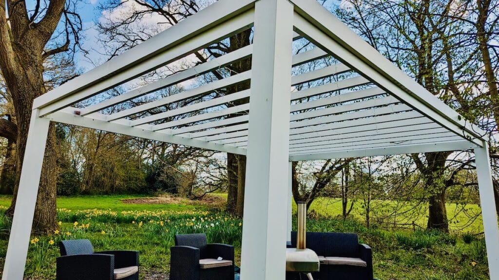 Windham Modern Steel Pergola 2