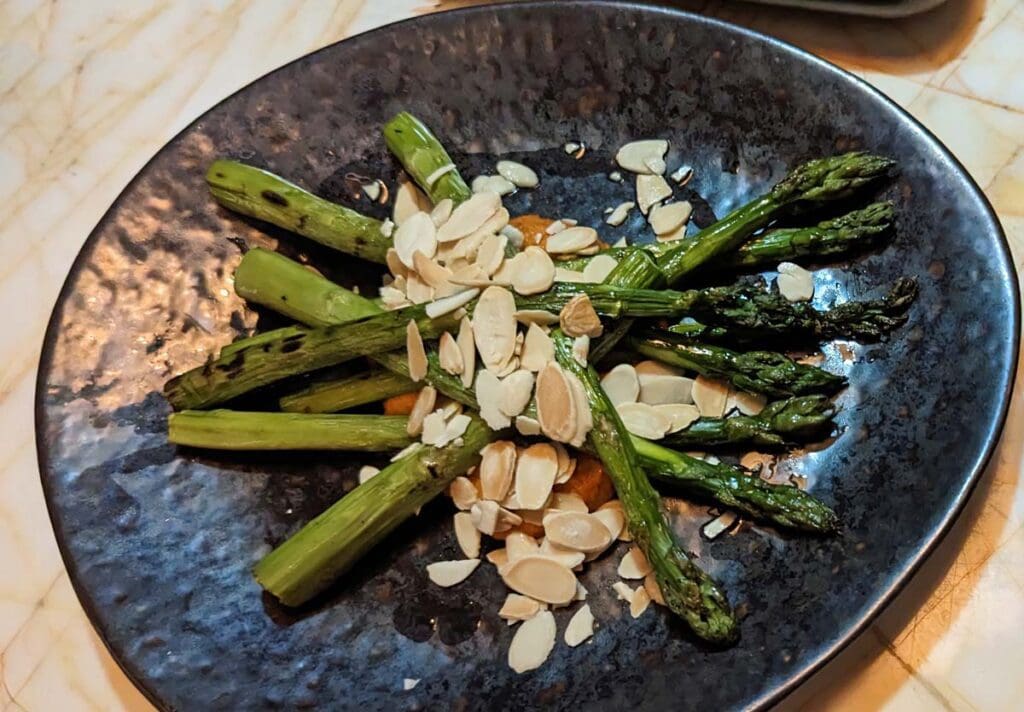 Asparagus Romesco at El Norte