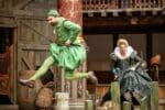 Comedy of Errors at the Globe Theatre - Adriana with Dromio of Syracuse
