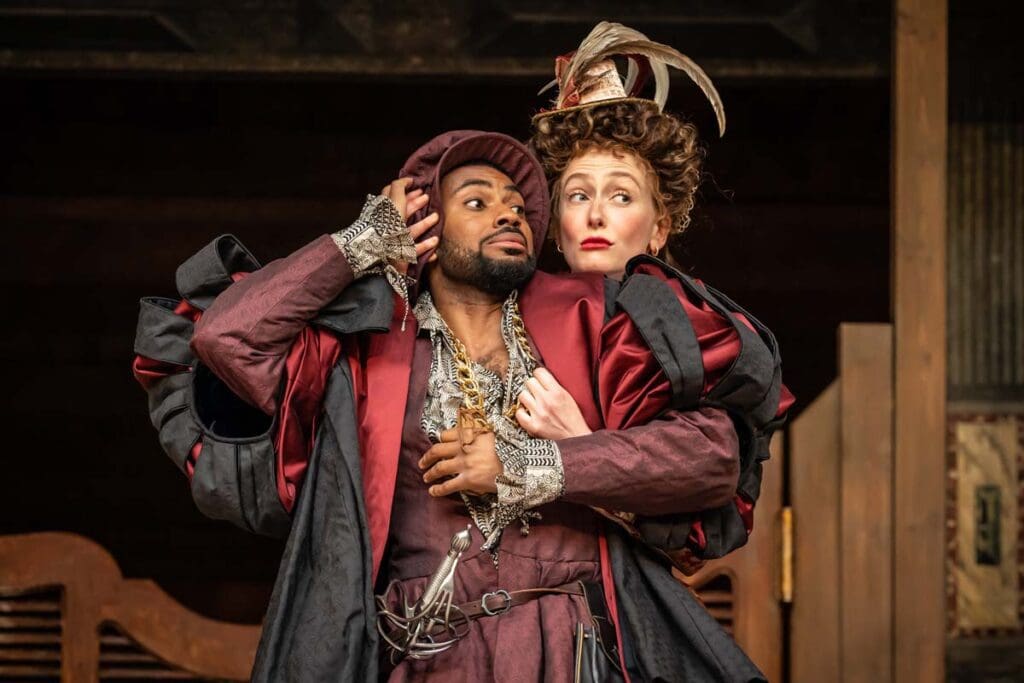 Comedy of Errors - Globe - Antipholus of Ephesus with the Courtesan