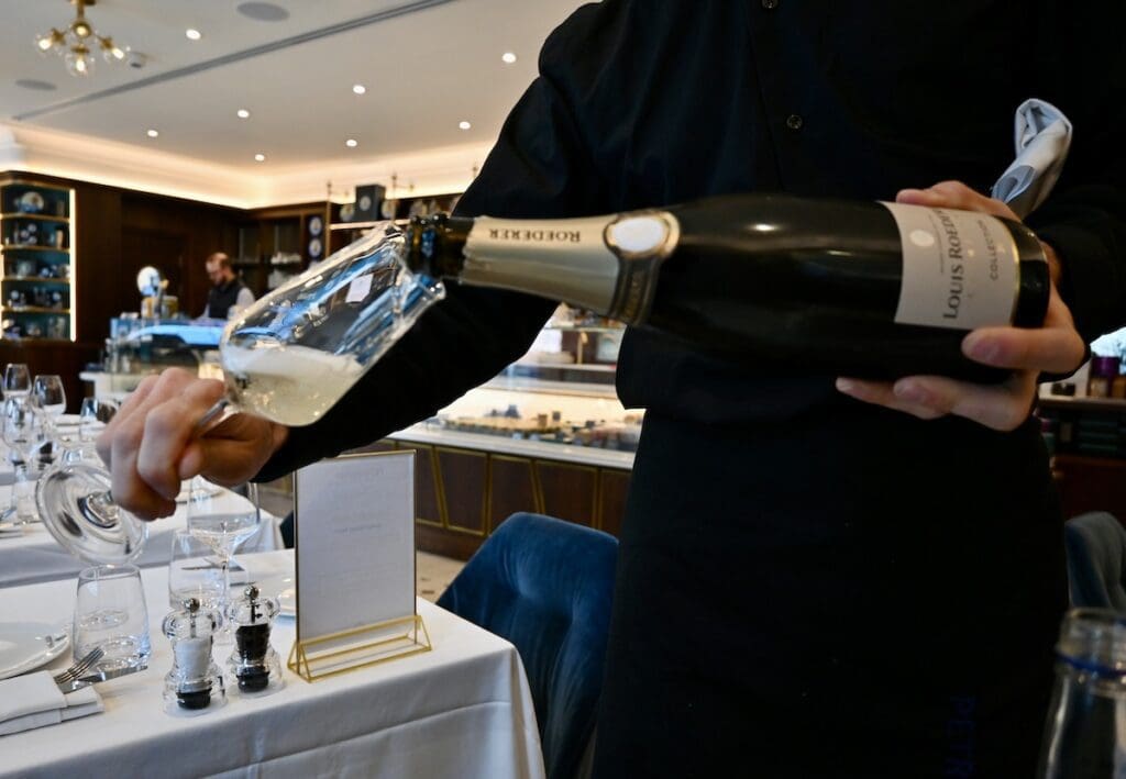 Petrossian champagne