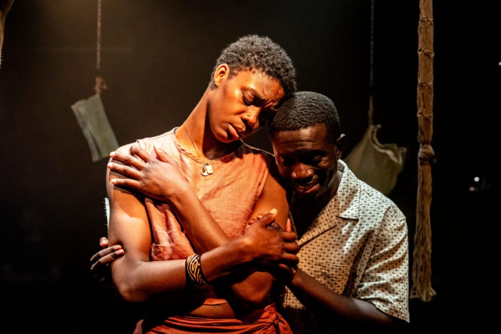 Selina Jones and Fode Simbo in Under the Kunde Tree, Southwark Playhouse