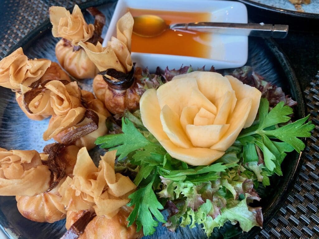 Nipa Thai prawn dumplings