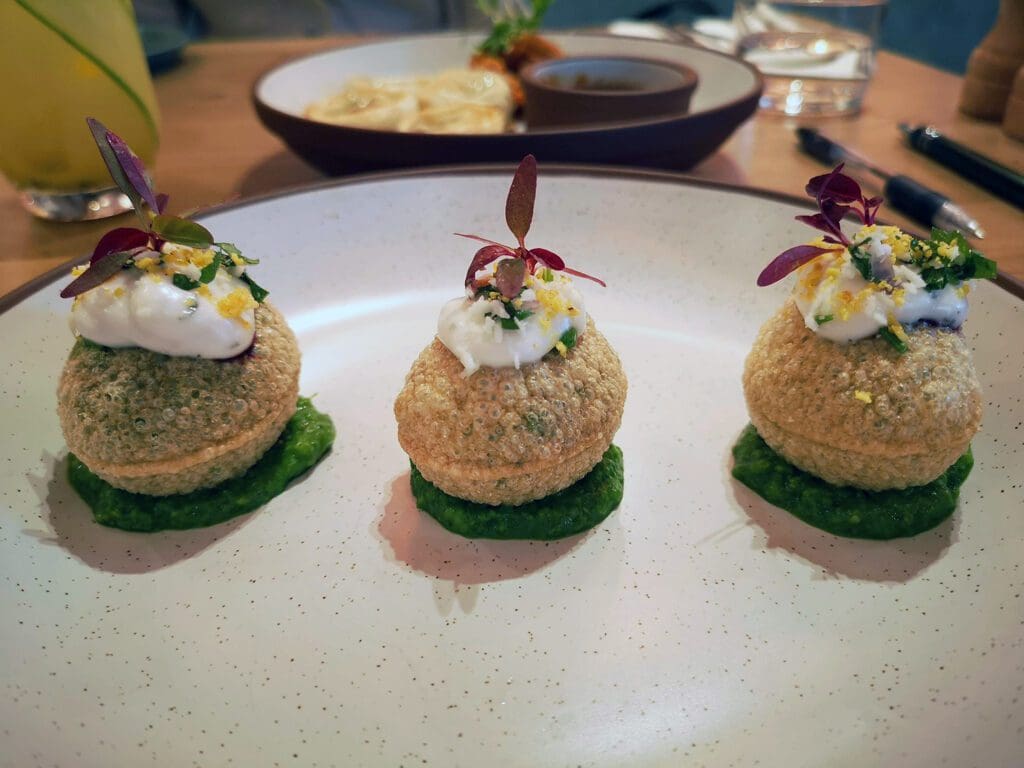 Mallow dahi puri