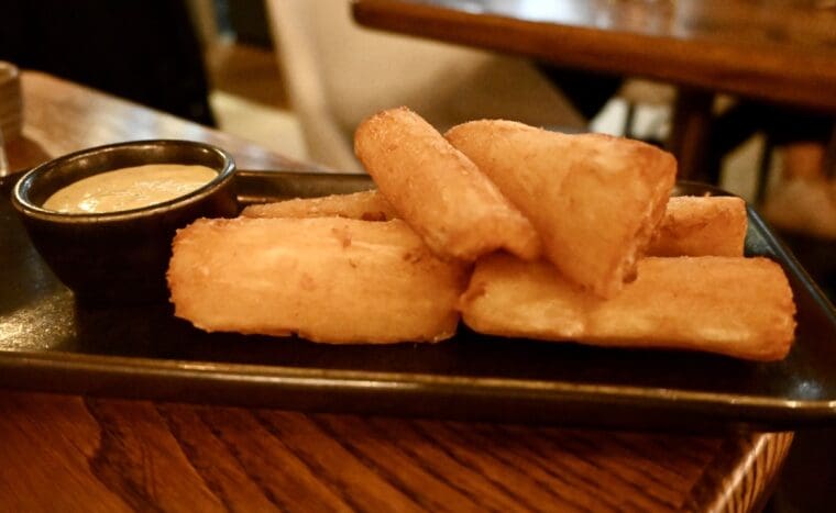 yucca fries at Chicome