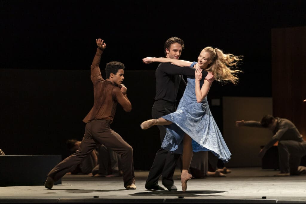 The Cellist_The Royal Ballet, ROH Covent Garden,Choreography: Cathy Marston ,The Cellist; Lauren Cuthbertson, The Conductor; Matthew Ball,The Instrument; Marcelino SambeScenario; Cathy Marston and Edward Kemp,Music;Philip Feeney,Designer;Hildegard