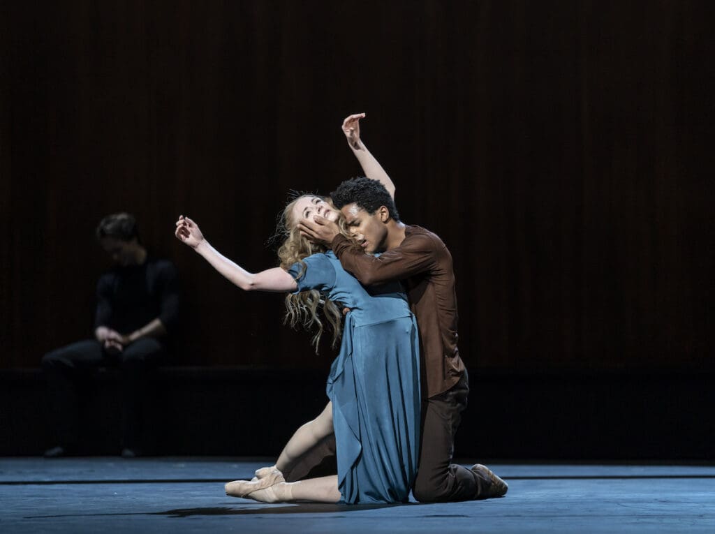 The Cellist_The Royal Ballet, ROH Covent Garden, Choreography: Cathy Marston , The Cellist; Lauren Cuthbertson, The Conductor; Matthew Ball, The Instrument; Marcelino Sambe Scenario; Cathy Marston and Edward Kemp, Music;Philip Feeney, Designer;Hildegard Bechtler, Costume designer;Bregje van Balen, Lighting designer; Jon Clark,