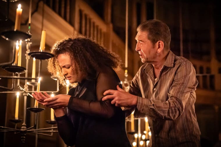 Ghosts Sarah Slimani and Greg Hicks