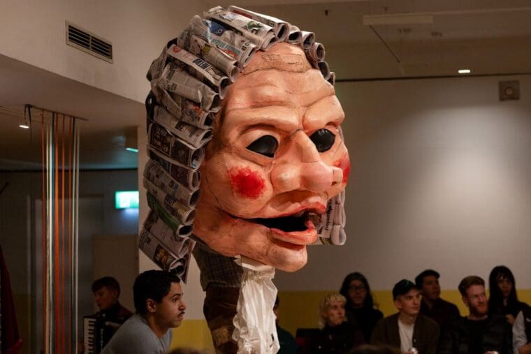 Paper Mache Head, On Railton Road