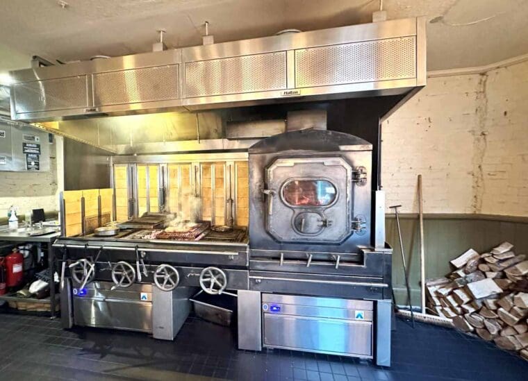 The Devonshire wood ember grill