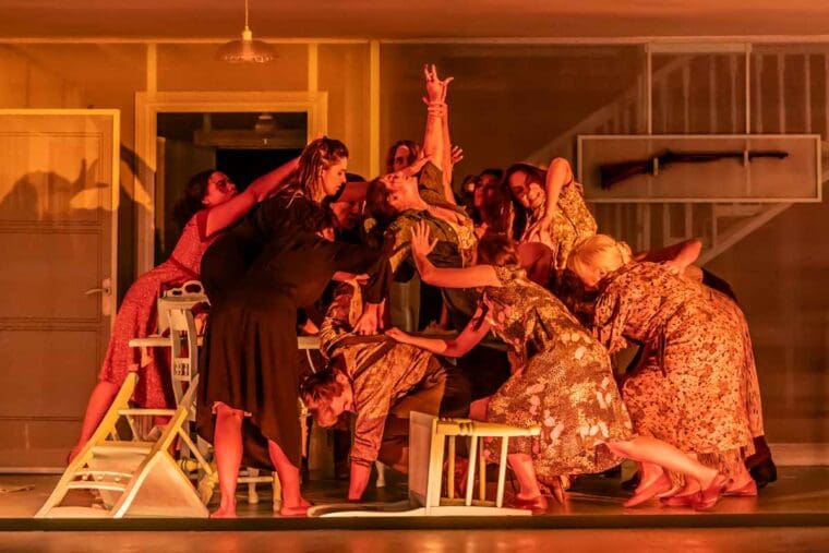 The House of Bernarda Alba company at the National Theatre (c) Marc Brenner_5924