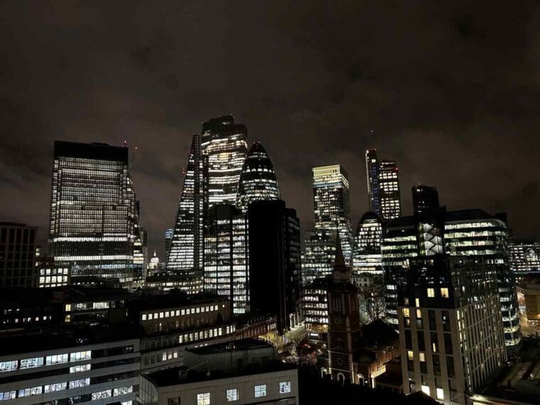 City of London Christmas Florattica view