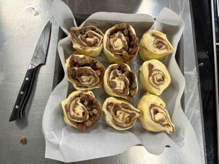 Le Cordon Bleu cinnamon rolls prep - Copy