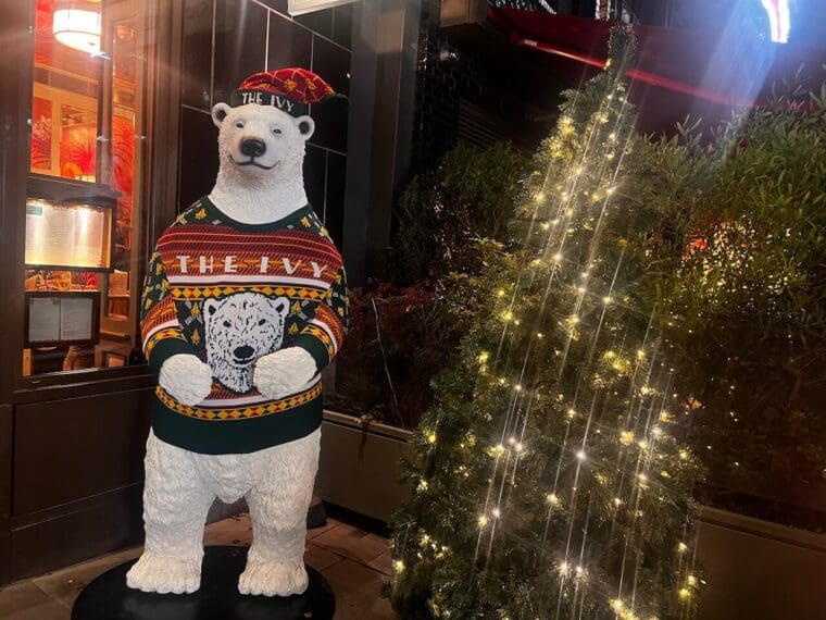 Polar Bear Christmas at The Ivy Collection